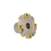 Фреза трехсторонняя 80х8х22 с механическим креплением 4гр пл-н с тан. креплением ZNHX 04 Z=8 (2х4) с фланцем AS490-R080.08.04.A22 «Русский Инструмент» (РИ)