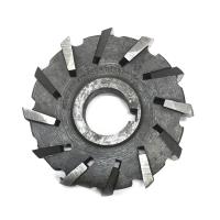 Фреза трехсторонняя 100х14х27 Z=12 со вставными рифлеными ножами Р6М5 ГОСТ 1669-78 БелФрез