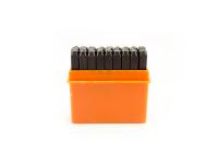 Клеймо буквенное 5 сталь 27 шт (латинский шрифт) Клеймо буквенное 5 сталь 27 шт (латинский шрифт)