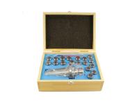 Патрон цанговый 7:24 К50 ER32 с комплектом цанг 3-20 (18шт) Beltools