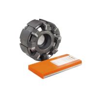 Фреза торцовая 100 с механическим креплением 5гр пл-н PN.. 110408 Z=8 dпос=32мм AF167-R100.09.08.B32 (2214-0271) ГОСТ 26595-85 +комплект 5гр пл-н PNMM 110408 PN10 (аналог Т15К6, H10) «Русский Инструмент» (РИ)