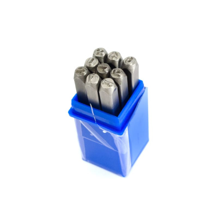 Клеймо цифровое 3 сталь 9 шт Клеймо цифровое 3 сталь 9 шт