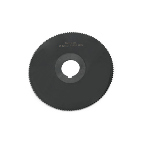 Фреза прорезная 125х2х27 Z=128 тип 1 со ступицей и ш/п HSS Nit ГОСТ 2679-93 Beltools