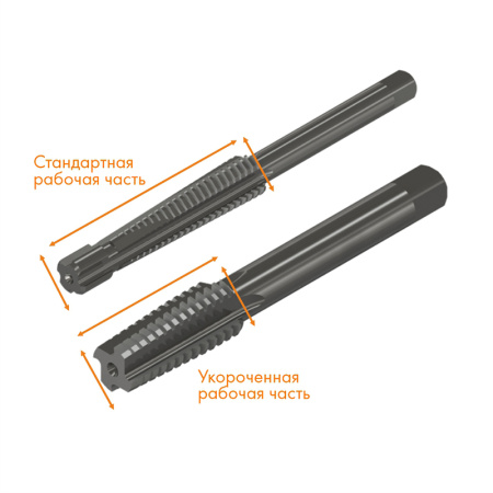 Метчик трапецеидальный Tr18х2 машинно-ручной Р6М5 L=220мм Beltools