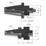Оправка для фрез насадных торцевых 7:24 SK30-d27 SK30-FMB27-45 биение ≤0.003 Beltools