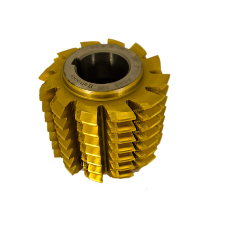 Фреза червячная для шлицевых валов М2 A Р6М5 2520-0675 30гр. (1гр.57 мин.) 63x50x27 мм износостойкое покрытие тип 2 ГОСТ 6637-80 Beltools