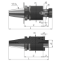 Оправка для фрез насадных торцевых 7:24 BT50-d40 BT50-FMB40-90 биение ≤0.005 Beltools Оправка для фрез насадных торцевых 7:24 BT50-d40 BT50-FMB40-90 биение ≤0.005 Beltools