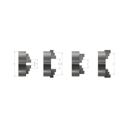Патрон токарный 125-ПТ 3-x кулачковый (7100-0003П) К11 с обратными кулачками Beltools