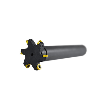 Фреза дисковая 40х7 R=3,5 с механическим креплением круглых пл-н RDEW 0702MOT Z=6 СОЖ AS100-R040.07.06.d20.C NOX ц/х dхв=20мм «Русский Инструмент» (РИ)