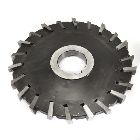 Фреза трехсторонняя 225х18х50 Z=22 со вставными рифлеными ножами Р6М5 ГОСТ 1669-78