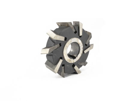 Фреза трехсторонняя 125х32х32 Z=10 со вставными рифлеными ножами Р6М5 ГОСТ 1669-78