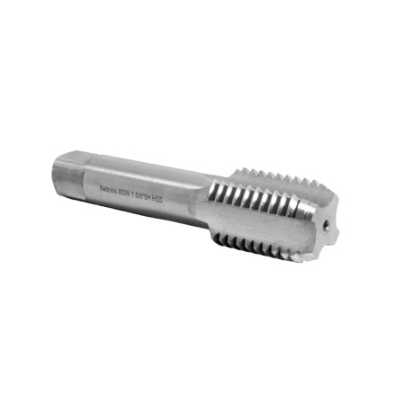 Метчик дюймовый 1 5/8'' 5 ниток BSW машинно-ручной HSS глухой резьба Уитворта исп1 Beltools