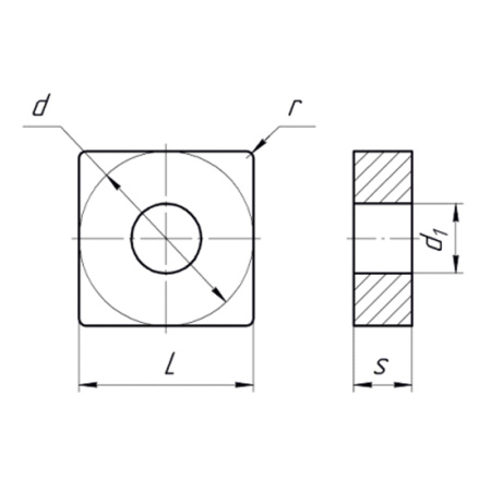 Пластина сменная квадратная SNMG 150612-OP MP20M «Русский Инструмент» (РИ)
