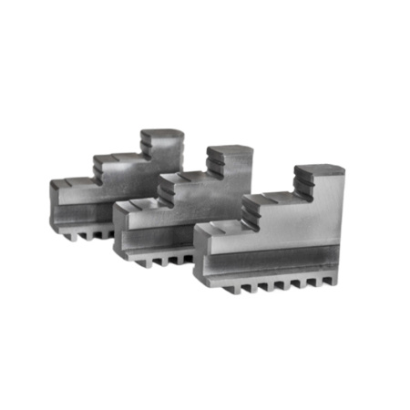 Кулачки к патрону токарному 160 3шт компл. прямые полка 8,8 ширина 20 J=10 L=69 мм, высота 53 D=12 мм, d=22,5 мм Beltools