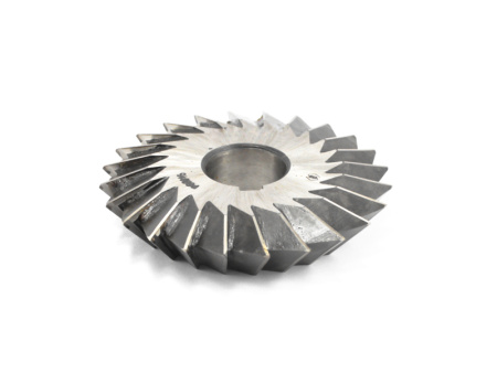 Фреза двухугловая несимметричная насадная 75х16х65грх15гр Р9Ф dпос=22мм